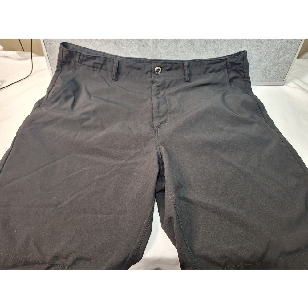 Volcom Surf&Turf Mens Black 4 Way Stretch Hybrid Shorts Size 38 Walkshorts